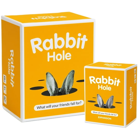 Rabbit Hole - The What Will Your Friends Fall For? Party Game - Family Friendly   Expansion Set