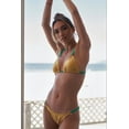 thumbnail image 1 of Triangle Shape Top and Mid-Rise Bikini Bottom Two-Piece Swimsuit (L), 1 of 1