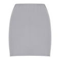 thumbnail image 5 of QATAINLAV Women's Mini Skirts Low Rise Bodycon Pencil Short Skirt Going Out Micro Skorts Streetwear, Gray, L,, 5 of 8