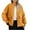 Z6-Yellow, variant on cllios Womens Stand Collar Quilted Jackets Short Padded Coat SLong Sleeve Puffer Jacket Baggy Snap Zipper Puffer Coat Casual Warm Outerwear Tops with Pockets