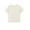 Beige, variant on Kids Crew Neck Short Sleeve Tee, Boys Girls Lyocell Soft Summer Loungewear Top