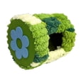 thumbnail image 2 of Parrot Cotton Nest Hammock Small Bird Bed House Hanging Warm Plush Fabric Winter Cage Hut Pink Green Blue 18x15x5cm Thickened Woven Cozy, 2 of 6