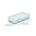 thumbnail image 2 of Klon Ice Cube Tray,Ice Cube Mold with 8 Cubes, Stackable Ice Trays for Freezer with Easy-Release Silicone Bottom, for Drinks, Coffee, cocktail, 2 of 2