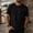 Black, variant on COSFO Summer Men's T-Shirts Dry Fit Workout Short Sleeve Shirt Moisture Wicking Pullover Crew Neck Classic Fit Solid Men Tee Shirts
