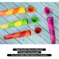 thumbnail image 4 of Paquete de 6 moldes para paletas, moldes reutilizables para paletas de bebé para hacer paletas caseras multicolores, moldes para paletas de hielo para bricolaje feliz Namotu WMZL-1689, 4 of 7