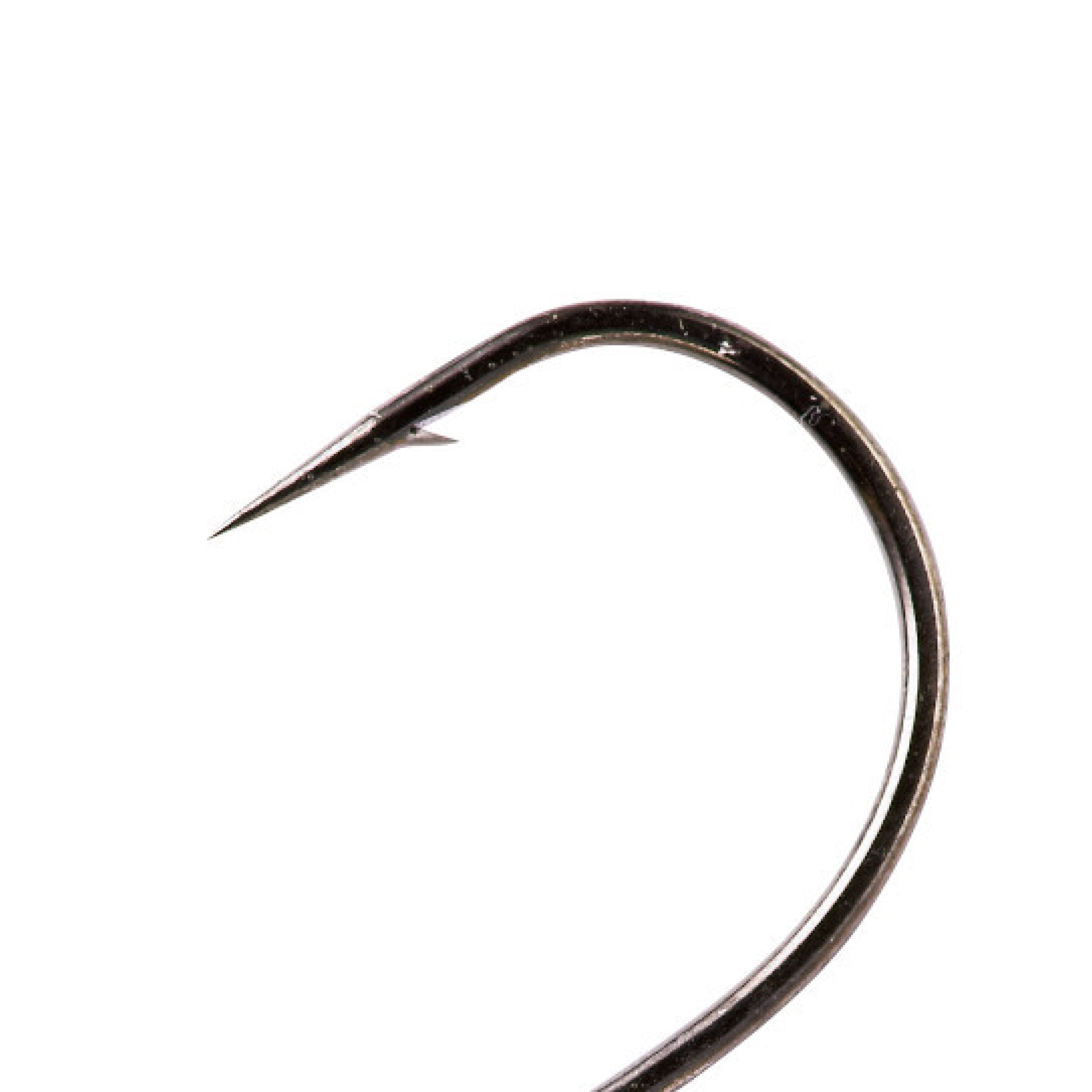 War Eagle Fishing Lures Jig Head Worm, Green Pumpkin, 1/8 oz.