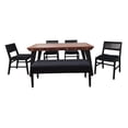 thumbnail image 1 of Comedor 4 Sillas 1 Banca Etereo Nogal - Kessa Muebles, 1 of 4