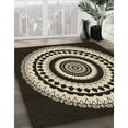 thumbnail image 2 of Ahgly Company Indoor Square Patterned Light French Beige Brown Area Rugs, 3' Square, 2 of 6
