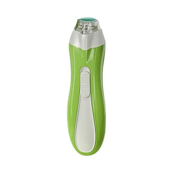 Electric Nail Grinder Manicure Pedicure Tool Battery Powered Nail File with LED Light Quiet Trimmer for Personal Grooming Care