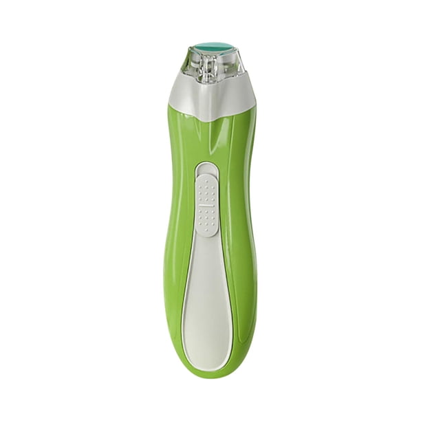 Lima de uñas eléctrica para manicura y pedicura, lima de uñas a batería con luz LED, recortadora silenciosa para el cuidado personal.