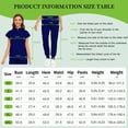 thumbnail image 6 of VIAOLI Scrubs Set for Women Nurse Uniform Jogger Set Stretch Top & Pants with Multi Pocket for Nurse Workwear, 6 of 6