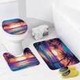 thumbnail image 4 of Hawaiian Style Shower Curtain Sets with Rugs 4 Piece Rustic, 4 of 8