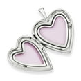 thumbnail image 3 of Sterling Silver 20mm Mom with Diamond Heart Locket - .01 dwt, 3 of 4