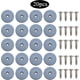 thumbnail image 5 of Deslizadores redondos de teflón para muebles, con tornillos, 20 piezas. Deslizadores de teflón para sillas y muebles, con fijación mediante clavos, 22 mm., 5 of 5