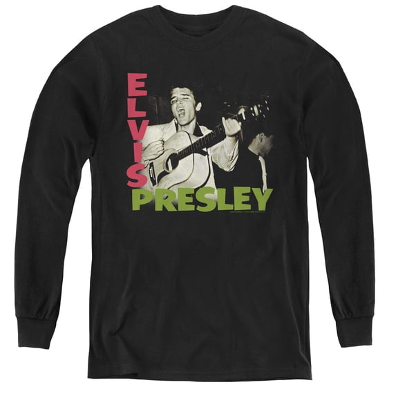 Elvis Presley - Elvis Presley Album - Youth Long Sleeve Shirt - Large