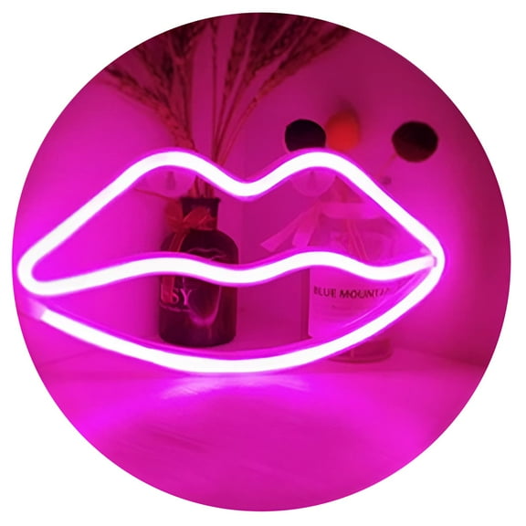 HIBIBUD Neon Light Full of Energy Neon Signs Dreamy Atmosphere Neon Lights for Bedroom Pink