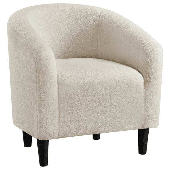 Topeakmart 2PCS Upholstered Armless Accent Chair