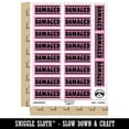 thumbnail image 2 of Damaged Bold Inspection Delivery Sticker Set - Light Pink - Matte Finish - 2.00" Large, 2 of 7