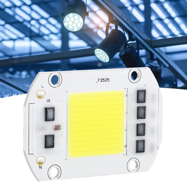 Accesorios de iluminación, chip LED blanco frío de 100 W y 220 V, solución innovadora con chip VLED
