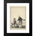thumbnail image 2 of Francisco de Goya 14x18 Black Modern Framed Museum Art Print Titled - Contemptuous of the Insults (1816-1820), 2 of 5