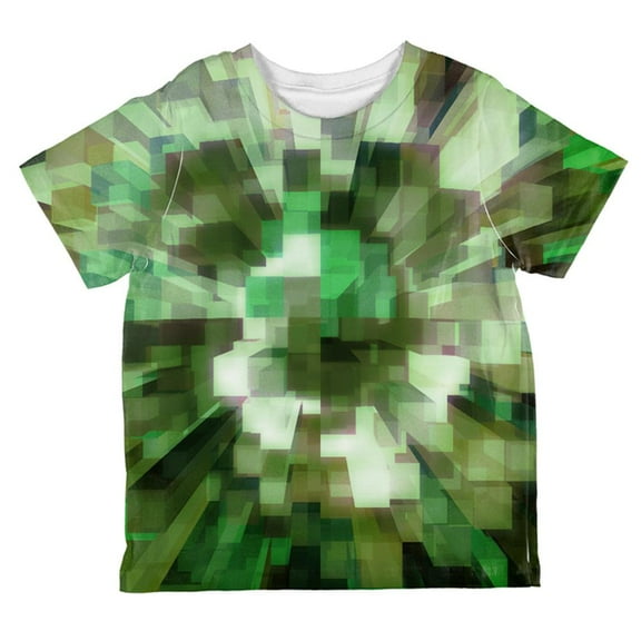 World Game Builder Camo Blocks All Over Toddler T Shirt Multi 4T