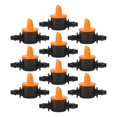 thumbnail image 4 of 10pcs Drip Irrigation Shut Off Valves, Durable Flow Control Valves for Micro Tubing, Suitable for Gardens, Aquariums, and Landscape Sprinklers, 4 of 5