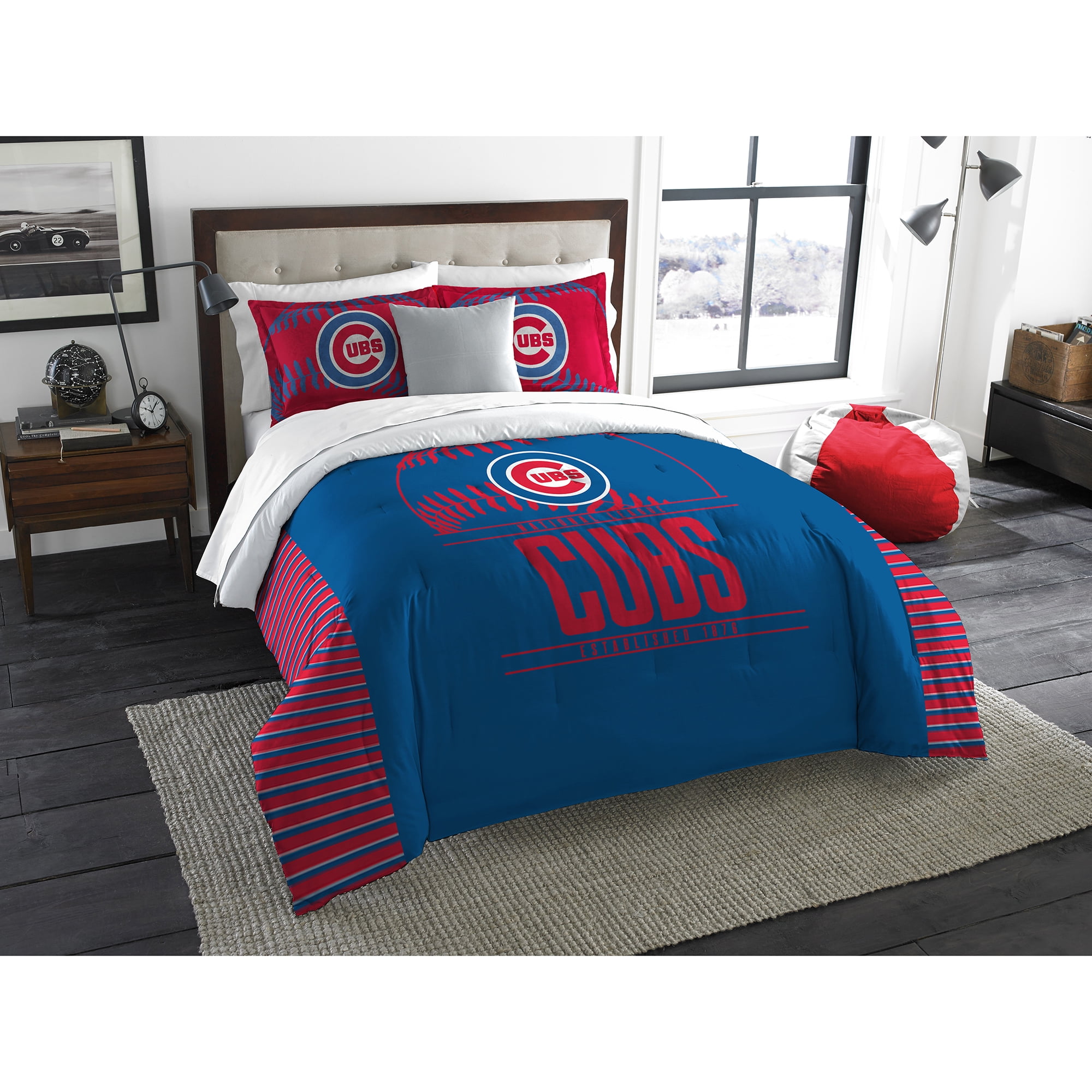 Mlb Chicago Cubs Grand Slam Bedding Comforter Set Com - Chicago Cubs Toddler Bedding Mlb Chicago Cubs Grand Slam Bedding Comforter Set Com - Chicago Cubs Toddler Bedding