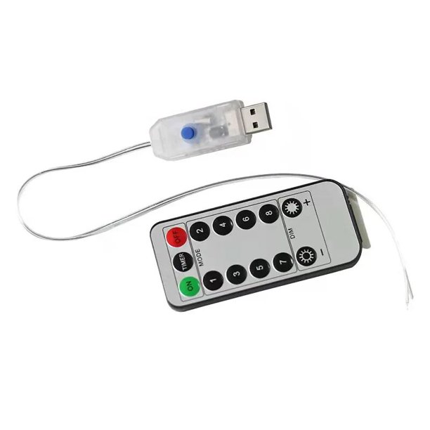 Guirnalda de luces LED de alambre plateado de cobre USB, luces de hadas impermeables, decoración de fiesta de boda de Navidad, 10 M, 20 M, 30M