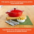 thumbnail image 5 of IMUSA 4.0qt Cast Aluminum Nonstick Casserole, Red, 5 of 10