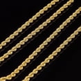 thumbnail image 3 of 14K Yellow Gold 3.5mm Rope Link Chain Necklace 16"-28" REAL GOLD, 3 of 13