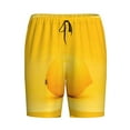 thumbnail image 4 of Gaeub Yellow Lemon Printed Men's Short Pajama Pants, Lightweight Lounge & Sleep Bottoms Keep You Cool - X-Large, 4 of 9