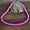 Hot Pink, variant on Confetti Rainbow Bead Choker Necklace Funfetti Short Boutique Women Jewelry Gift
