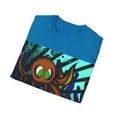 thumbnail image 4 of Octopus 9 tentacles, hand drawn art, skate & surf wear on a Unisex T Shirt., 4 of 4
