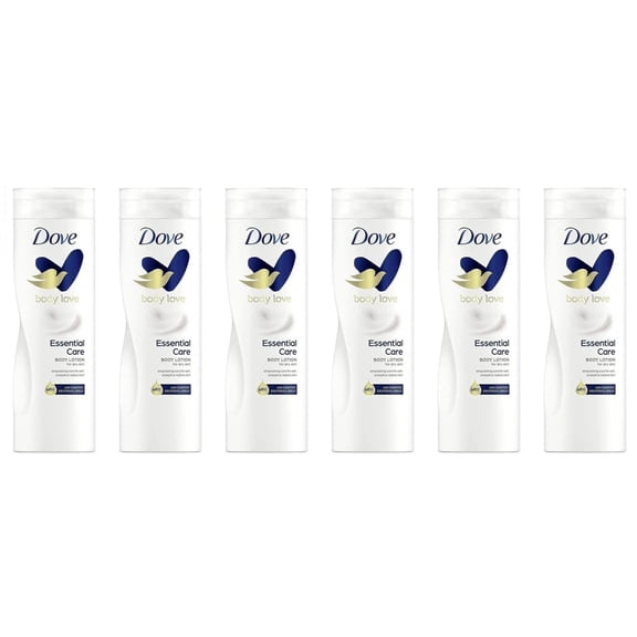 Dove Body Love Rich Nourishment Cream, Face, Hand & Body Lotion for Extremely Dry Skin, Fast-Absorbing 48-Hour Moisturizing Cream with Ceramide Serum- Pack of 6