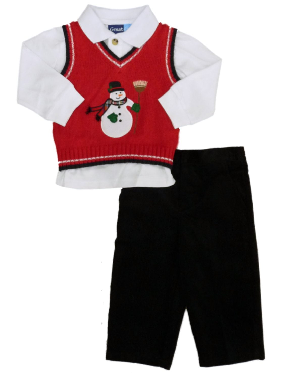 baby boy christmas sweater vest