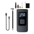thumbnail image 2 of Air Compressor Tire Inflator Pressure Gauge Compact Fast Inflation LED Illumination Electric Tire Pump for Bicycles Ball Swimming rings Car wirelessUSB, 2 of 10