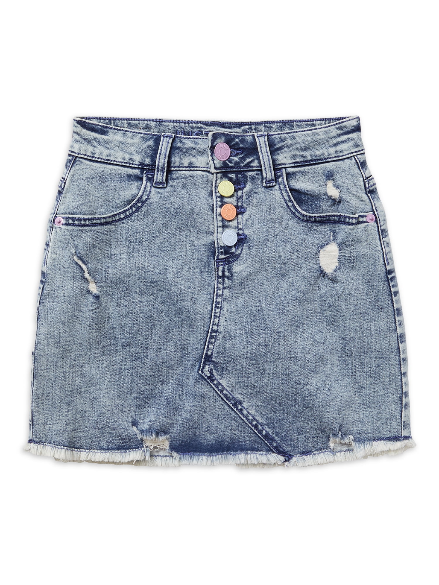 andmary fur pocket denim skirt♡