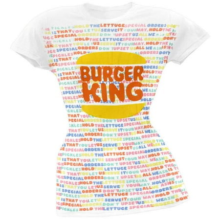 Burger King - Hold The Lettuce Juniors T-Shirt (Burger King Best Selling Items)