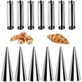 thumbnail image 5 of Kit de 35 Moldes de Acero Inoxidable para Cannoli y Cuernos de Crema con Formas Cónicas y Tubulares Antiadherentes, 5 of 5