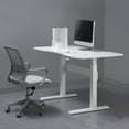 thumbnail image 4 of Desky Bureau Assis-Debout Air Lift Zero - Blanc / 47.2 Pouces x 26.6 Pouces / Noir, 4 of 10