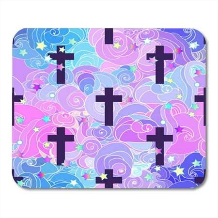 LADDKE Kawaii Funny Spooky Halloween in Neon Pastel Colors Cute Gothic Vanilla Mousepad Mouse Pad Mouse Mat 9x10 inch