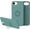 Dark green, variant on Compatible with iPhone 16e Case with Ring Kickstand Green, Phone Case for iPhone 16e Silicone Liquid with Soft Microfiber Lining Slim Shockproof Protective Cover (Rosa)