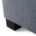 thumbnail image 5 of Noble House Damier Fabric Club Chair, Charcoal, Dark Brown, 5 of 8