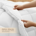 thumbnail image 5 of PEKUR All Season Comforter for Adults , Cozy & Lightweight,Box Stitched (Queen Size, White, 88"x88"), 5 of 6