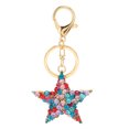 thumbnail image 1 of Oubit Cute Key Chain,Pentagram Keychain Shiny Rhinestone Key Chain Pentagram Key Rings Rugged and Tough, 1 of 9