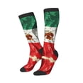 thumbnail image 2 of Knee High Socks for Women Mexico-Flag- Print Long Tube Sock Uniform Socks, 2 of 7