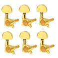 thumbnail image 4 of CRAFTHROU 6PCS Tuning Pegs Gear for Electric Guitar Golden for String Replacement, 4 of 8