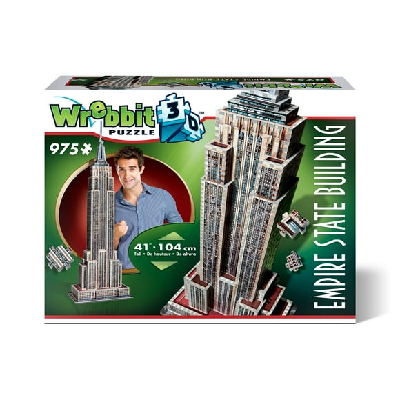 WREBBIT Casse-Tête 3D Empire State Building 3D (975 Pcs)