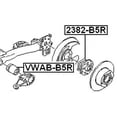 thumbnail image 2 of Febest REAR CROSSMEMBER BUSHING # VWAB-B5R OEM 4B0501521E, 2 of 2
