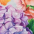 thumbnail image 3 of Colorful Flower Shower Curtain Modern Farmhouse Shower Curtains for Bathroom Gray Wood Bird Bathroom Shower Curtain Waterproof Fabric Shower Curtains Set with 12 Hooks 72×72, 3 of 6